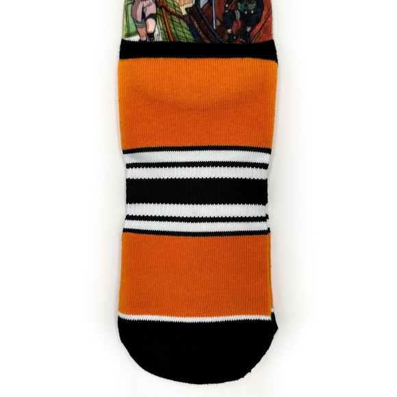 Odd Sox Naruto Shippuden Crew Socks Anime Cartoon Mens Womens Fun Novelty Gift - Picture 4 of 5